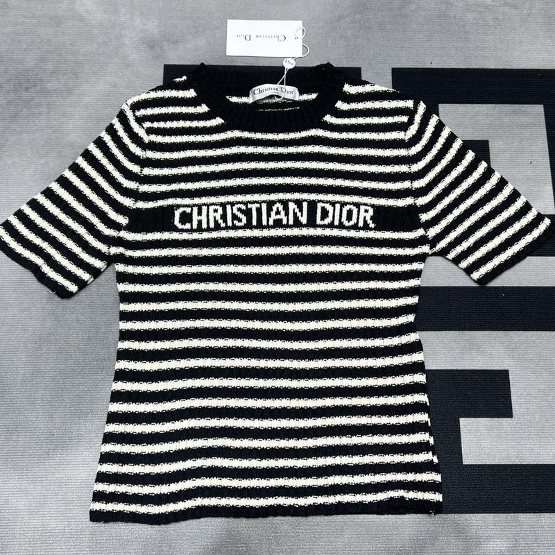 Ladies Letter Print Fashion Short Sleeves
