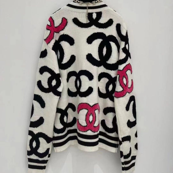 Trendy Women's Loose Letter Printed Sweater