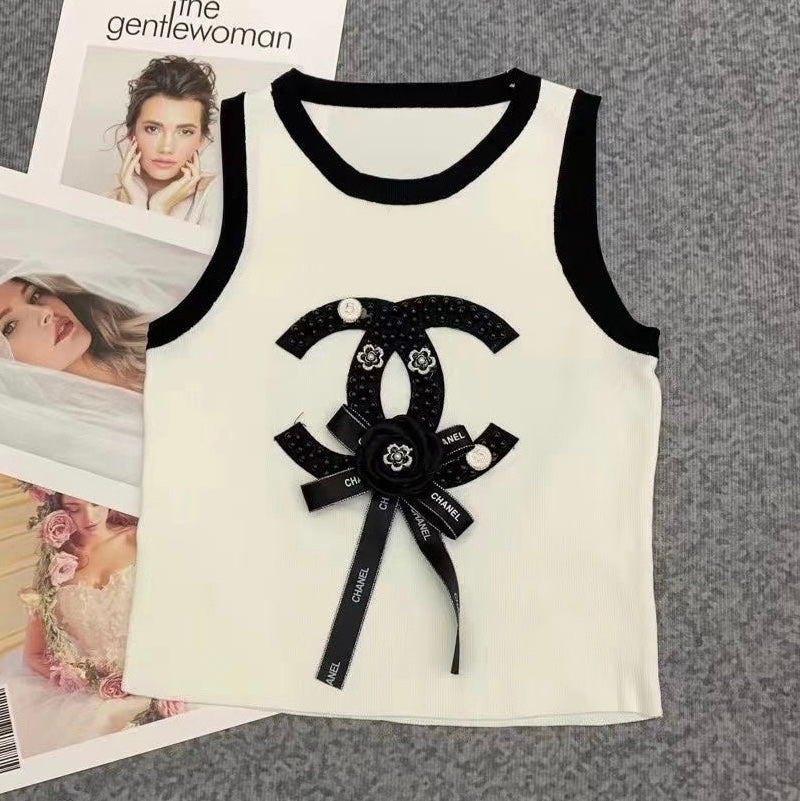 Women's Letter Printed Fashion Vest