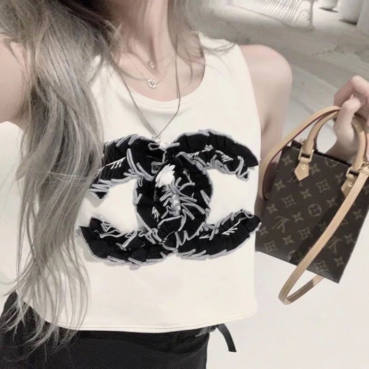 Women's Letter Printed Fashion Vest
