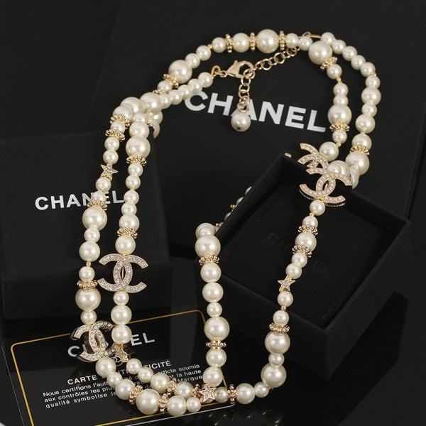 Fashion Top Quality Diamonds Sweater Chain Necklace