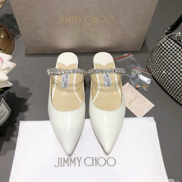 Classic Pointed Rhinestone High Heels/ Slippers