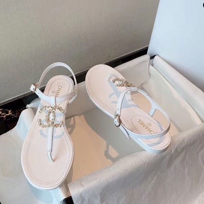 New Fashion Camellia Flip Sandals