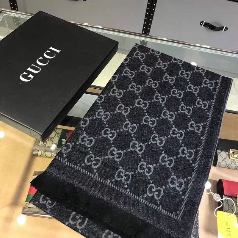 Classic Letter Printed Shawl Double Scarf