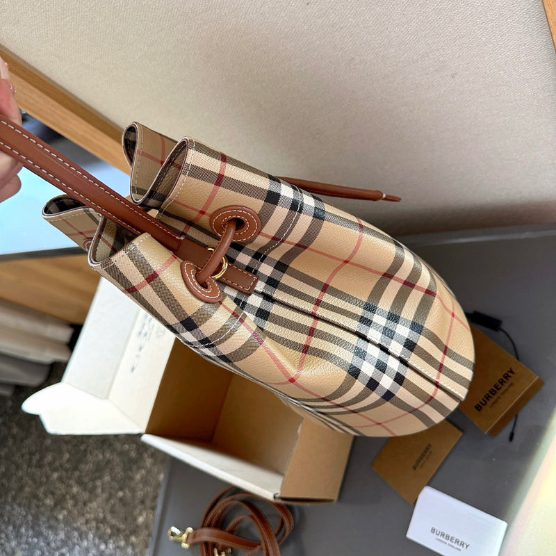 Fashionable Plaid Print Shoulder Bag