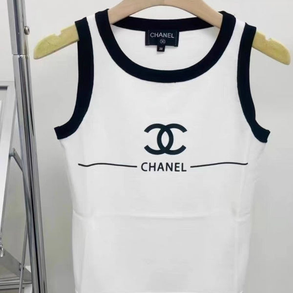 Fashion Letter Print Women's Vest