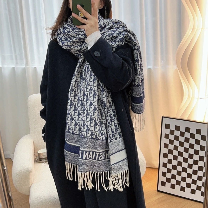 Classic Letter Printed Fashion Scarf