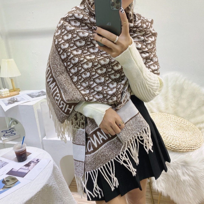 Classic Letter Printed Fashion Scarf