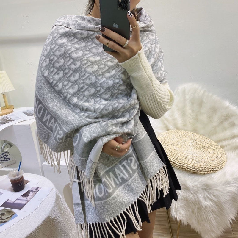 Classic Letter Printed Fashion Scarf
