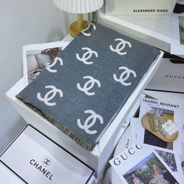 Fashion Letter Printed Warm Scarf