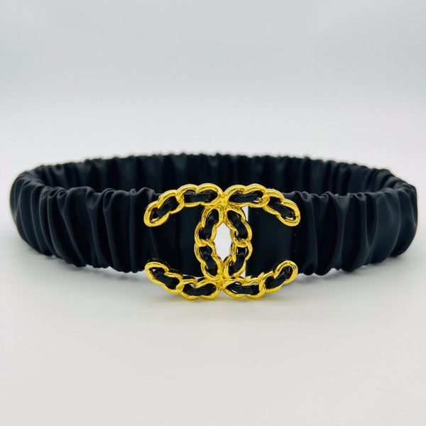Fashion Lettering Elastic Belt