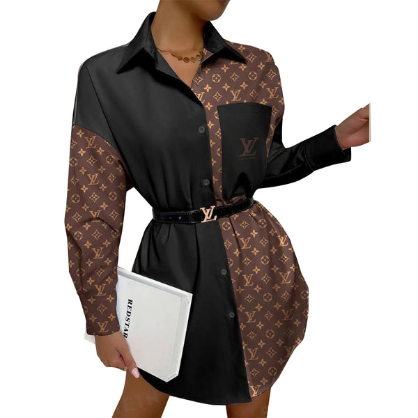 Women's Fashion Printed Long Sleeve Blouse