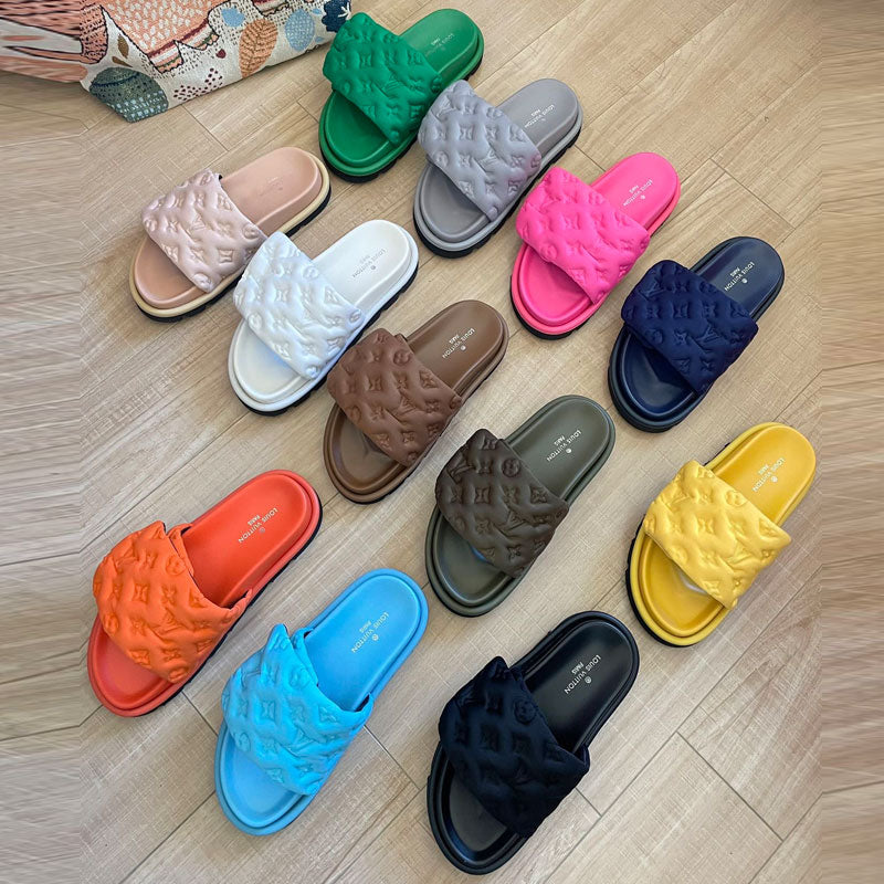 Women's Summer Pillow Slides Slipper