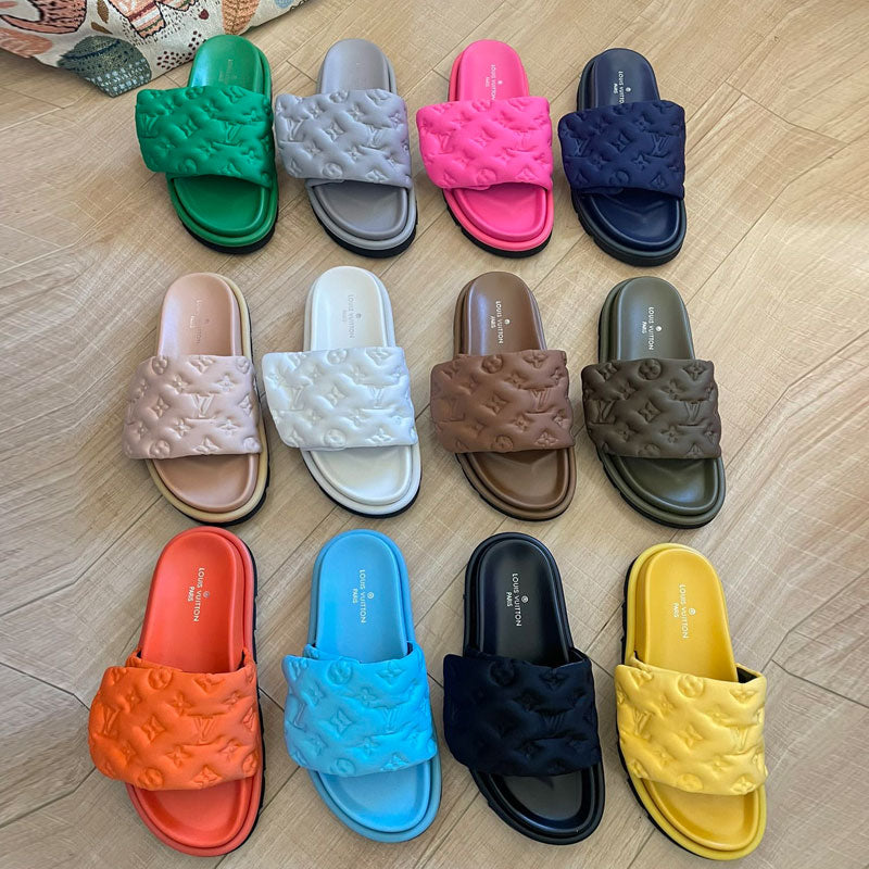 Women's Summer Pillow Slides Slipper