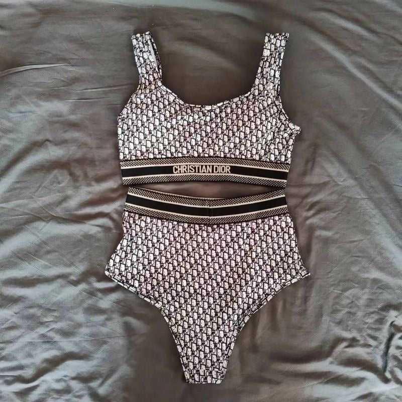 Women's Letter Printed Fashion Swimsuit