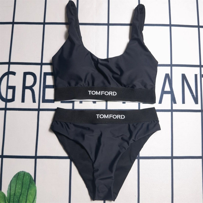 Women's Letter Printed Fashion Swimsuit