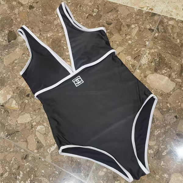 Women's Fashion Letter Printed Swimsuit