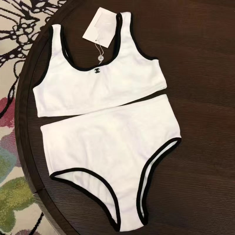 Women's Fashion Letter Printed Swimsuit
