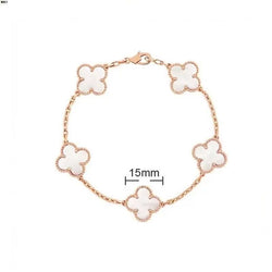 Fashionable and Simple Double-sided Four-leaf Clover Bracelet
