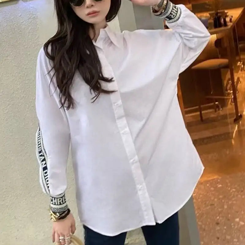 Fashion Classic Letter Printed Shirts