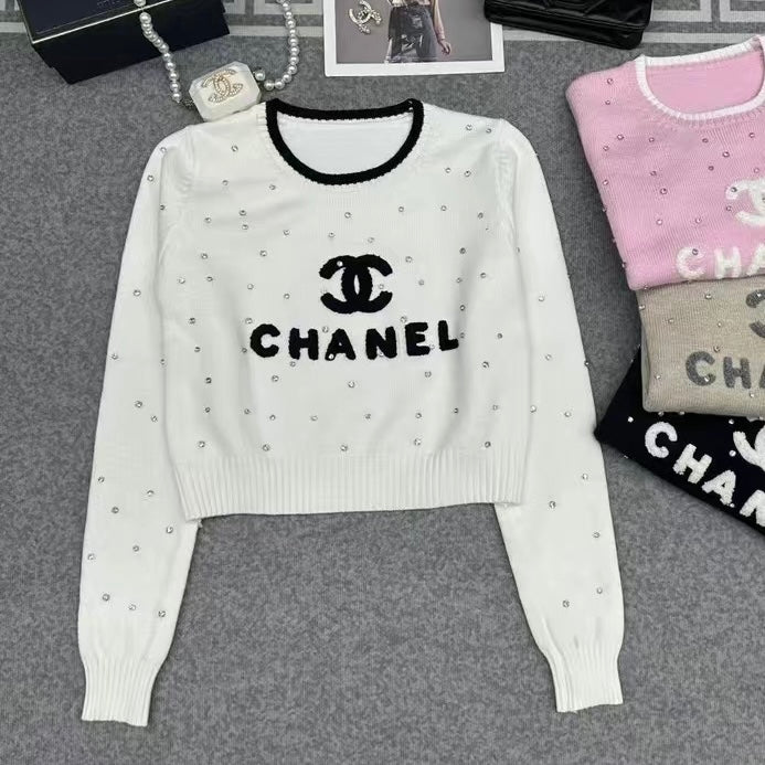Fashion Round Neck Long Sleeve Sweater