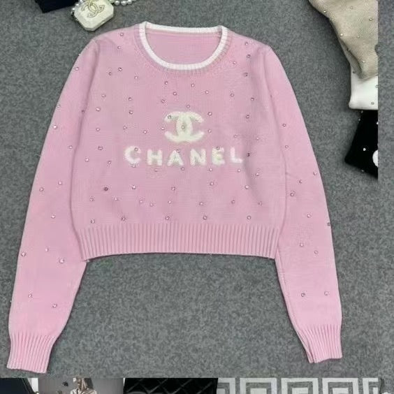 Fashion Round Neck Long Sleeve Sweater