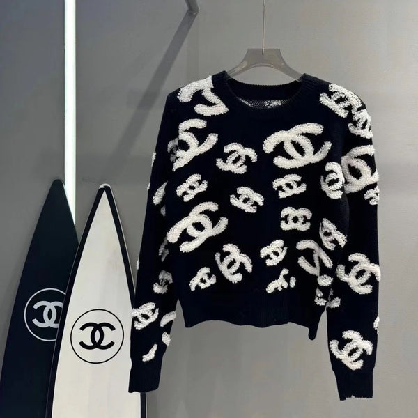 Trendy Letter Pinted Long Sleeve Sweater