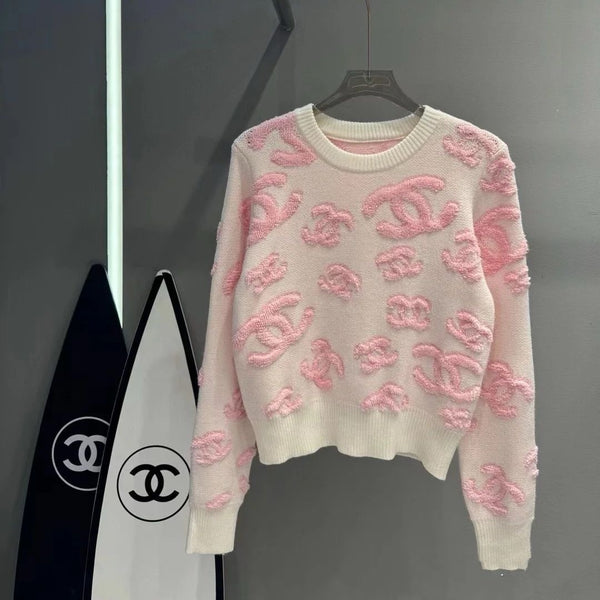 Trendy Letter Pinted Long Sleeve Sweater
