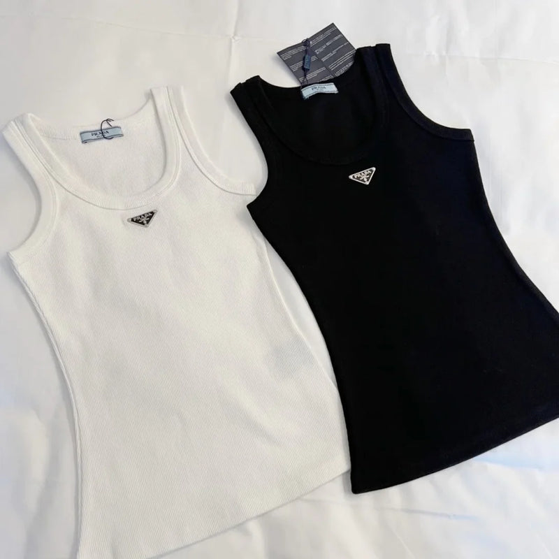 New Knitted Threaded Vest All-match Sling