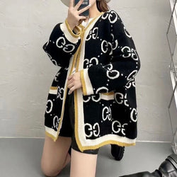 V-neck Loose Slim Cardigan Sweater