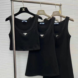 Women's Letter Print Vest & Dress