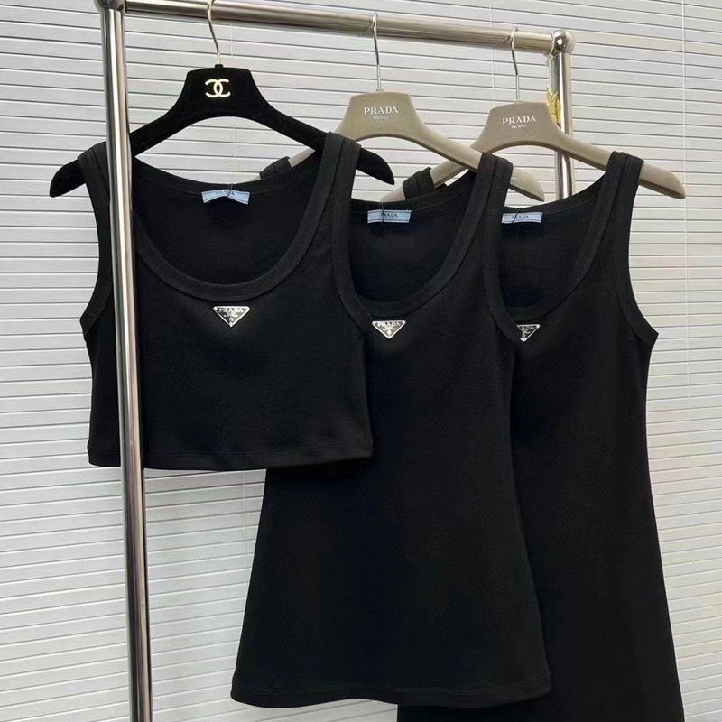 Women's Letter Print Vest & Dress