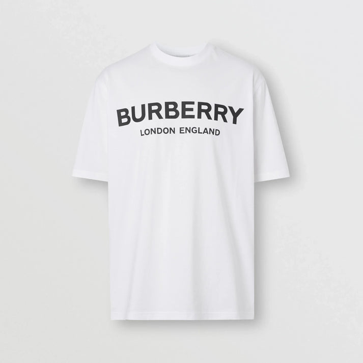 Letter Printed Cotton T-shirt