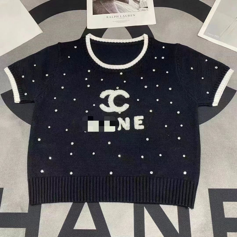 Fashion Letter Printed Women's Top