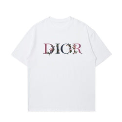 Casual Round Neck Printed Simple Short Sleeves