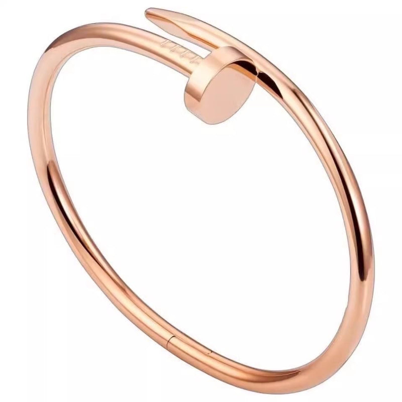 Women's Classic Nail Full Diamond Bracelet