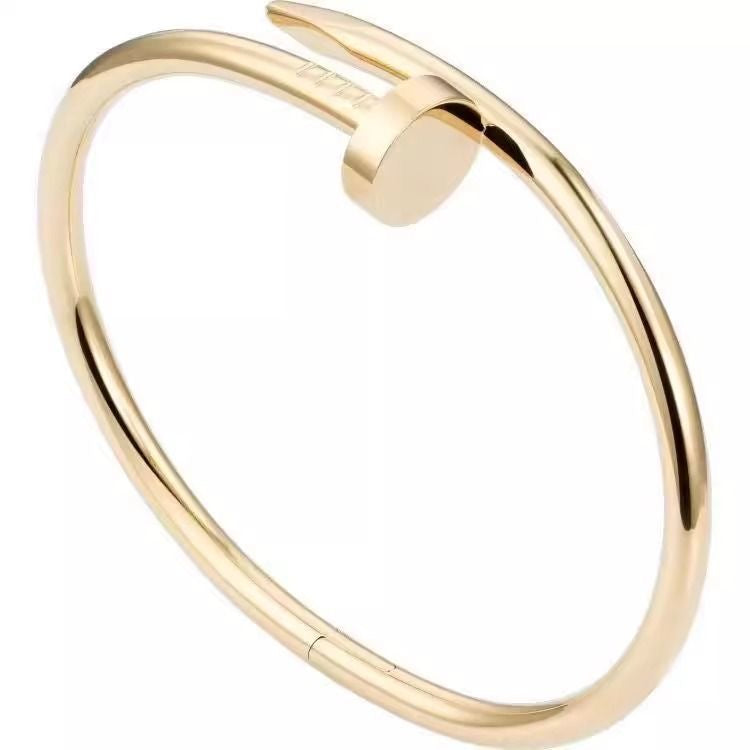 Women's Classic Nail Full Diamond Bracelet