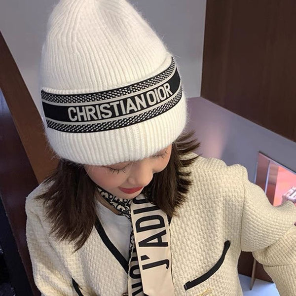 Trendy Letter Printed Knitted Hats