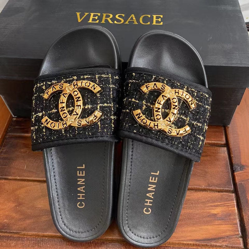 Women's Letter Printed Slippers