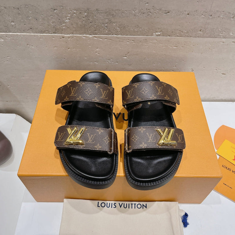 Classic Letter Printed Summer Sandals