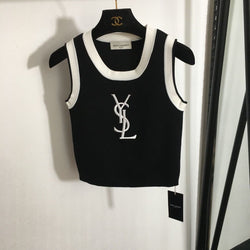 Women's Letter Printed Knitted Camisole