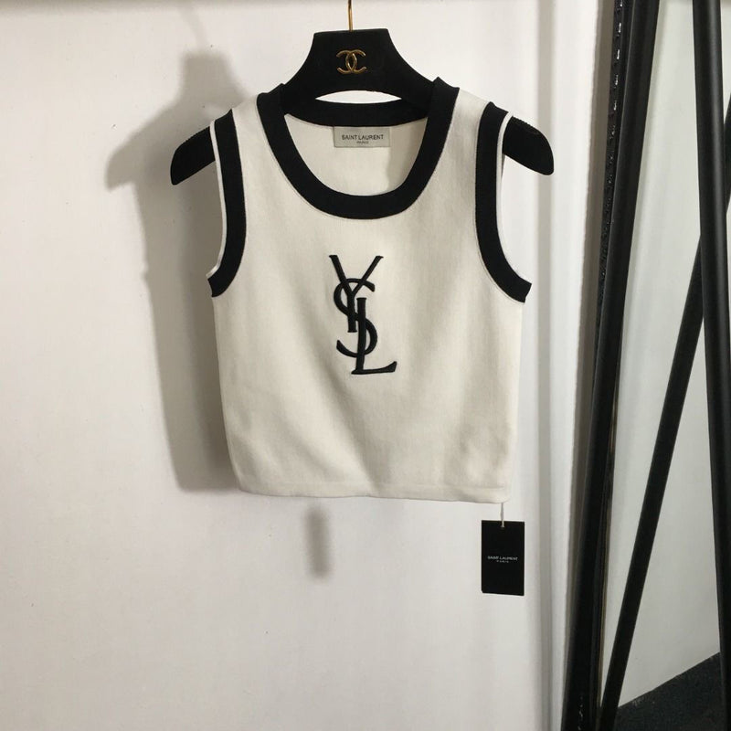 Women's Letter Printed Knitted Camisole