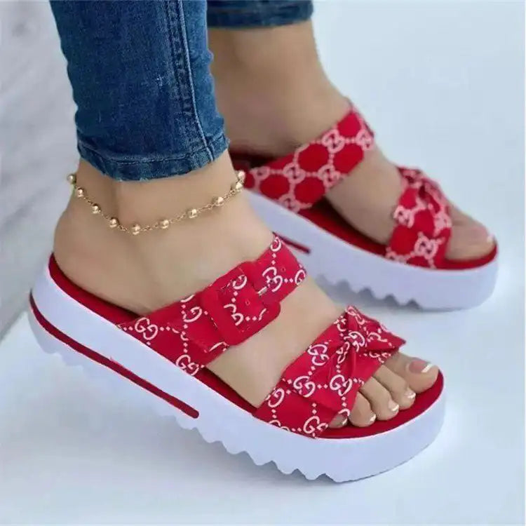 New Thick Bottom Clip Toe Fashion Women's Sandals
