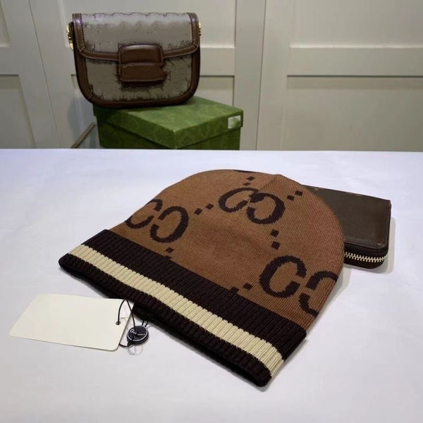 Fashion Knitted Letter Printed Hat