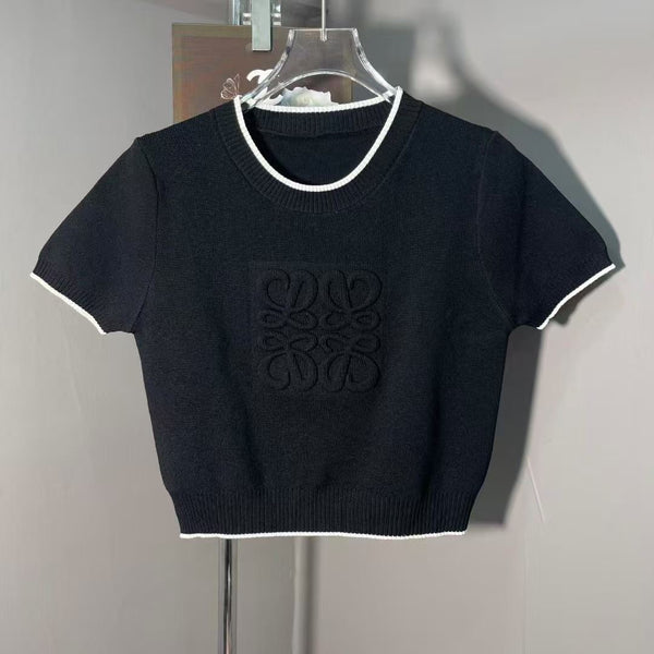 Round Neck Versatile Knitted Sweater