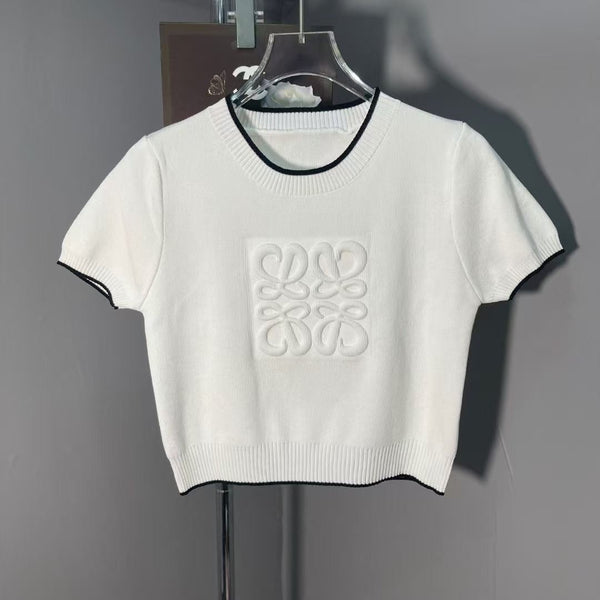 Round Neck Versatile Knitted Sweater