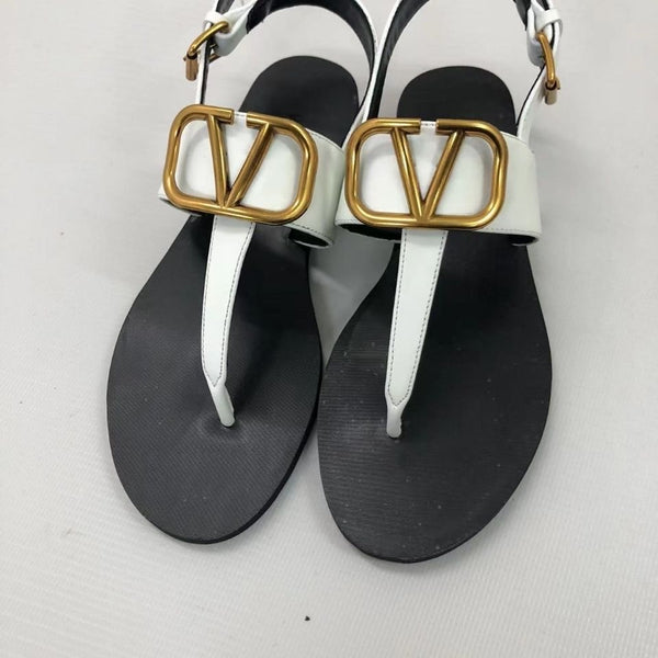 Letter Decorated Ladies Slippers/Sandals