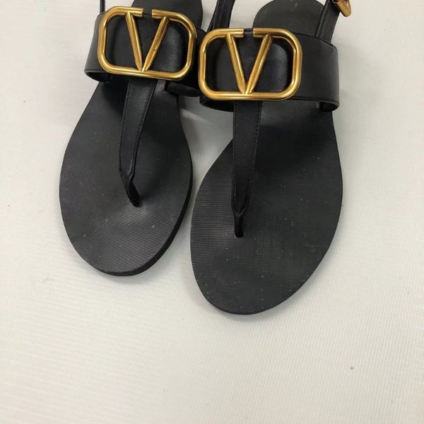Letter Decorated Ladies Slippers/Sandals
