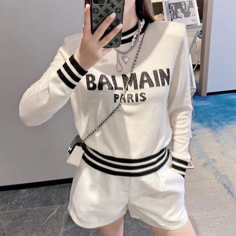 Crew Neck Long Sleeve Sweater