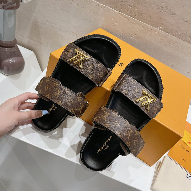 Classic Letter Printed Summer Sandals